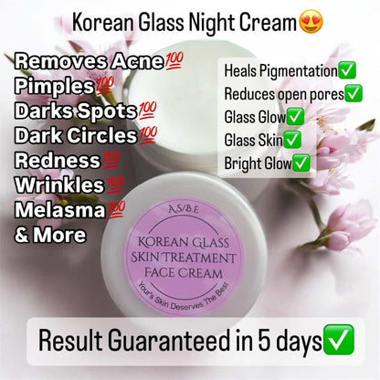 Korean Glass Night Cream - (30 Gm)