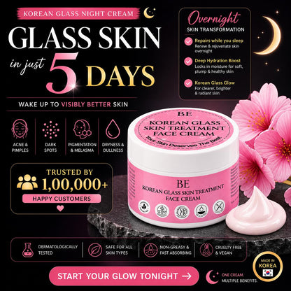 Korean Glass Night Cream - (30 Gm)